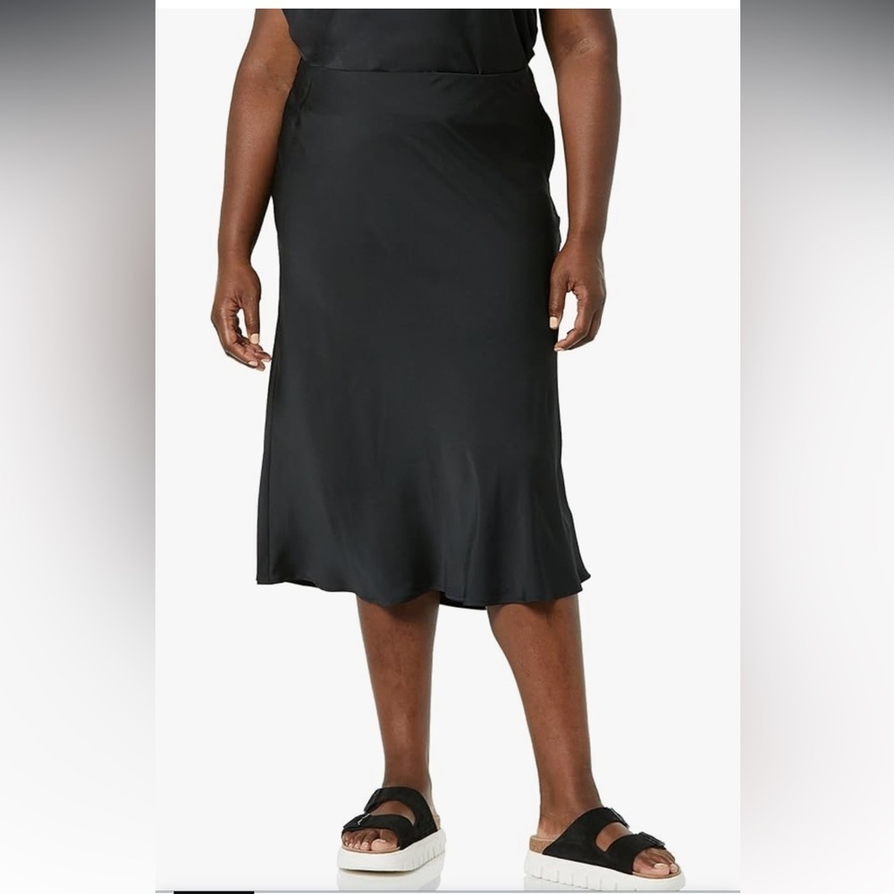 Daily Ritual Women's Georgette Slip Skirt XXL
